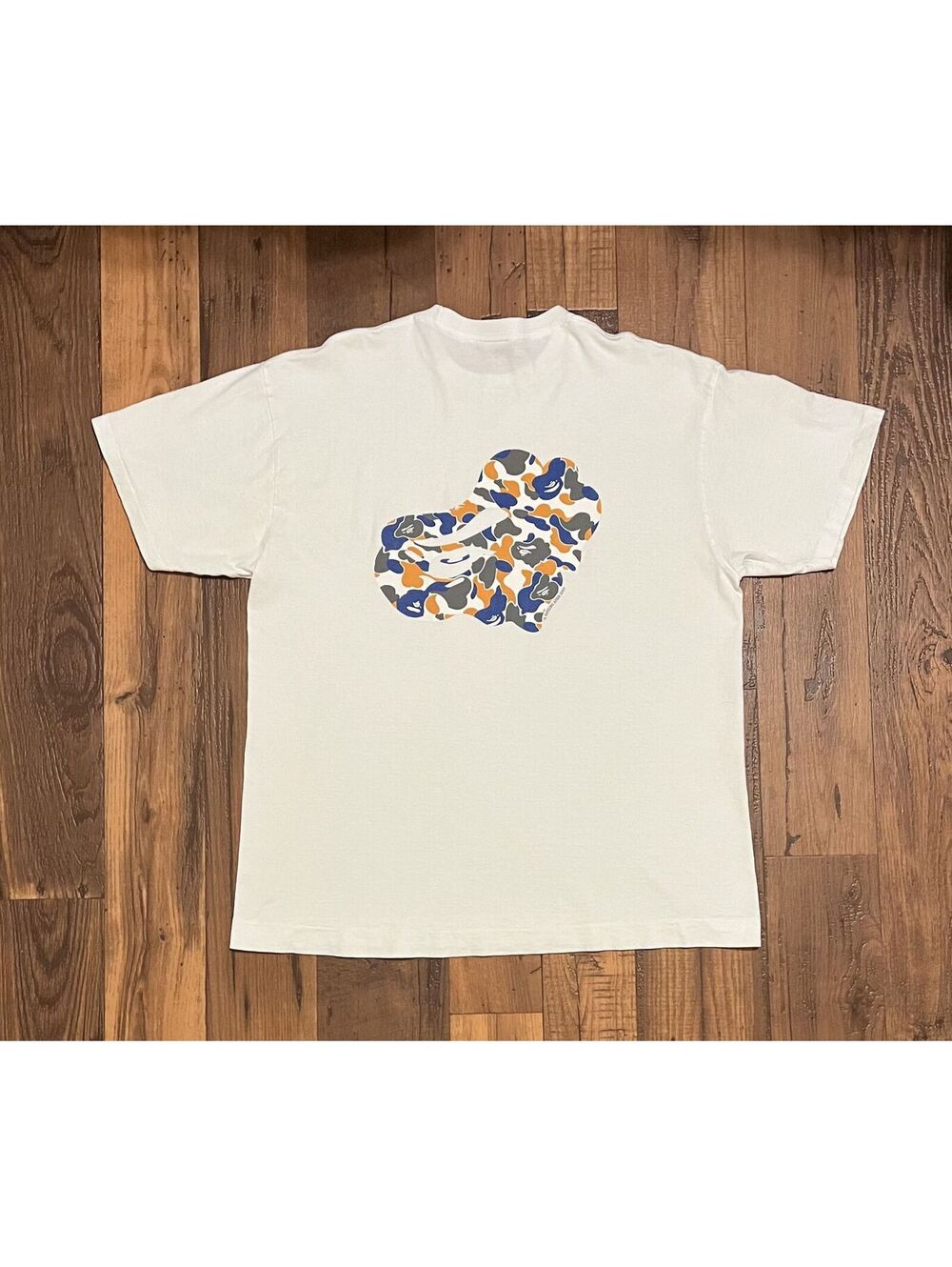 Bape camo logo tee shirt